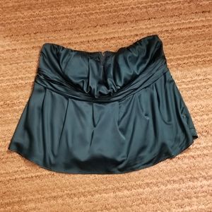 Torrid teal strapless blouse Size 22